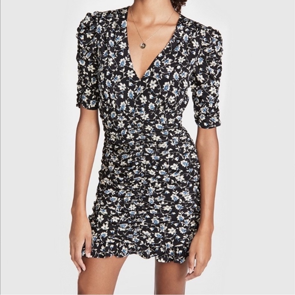 Veronica Beard Josephine Dress Black Multi